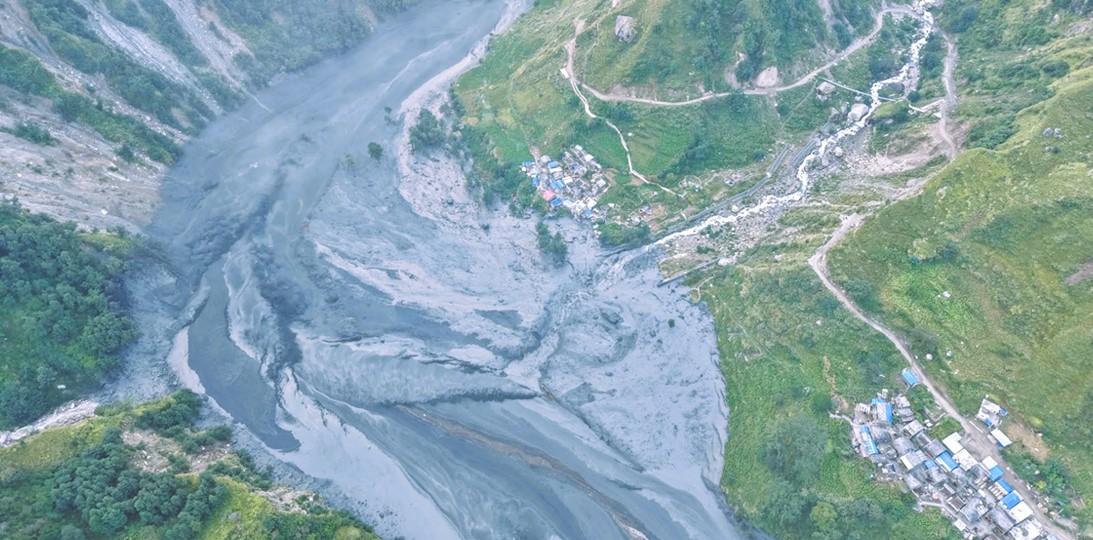 बुढीगण्डकी बाढीले ७२ घरसहित १३२ संरचनामा क्षति